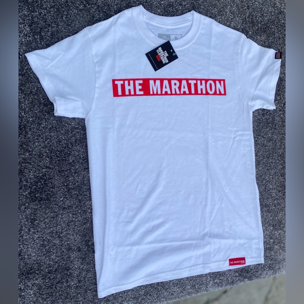 White Nipsey Hussle "The Marathon" T-Shirt - Premium Cotton Tee